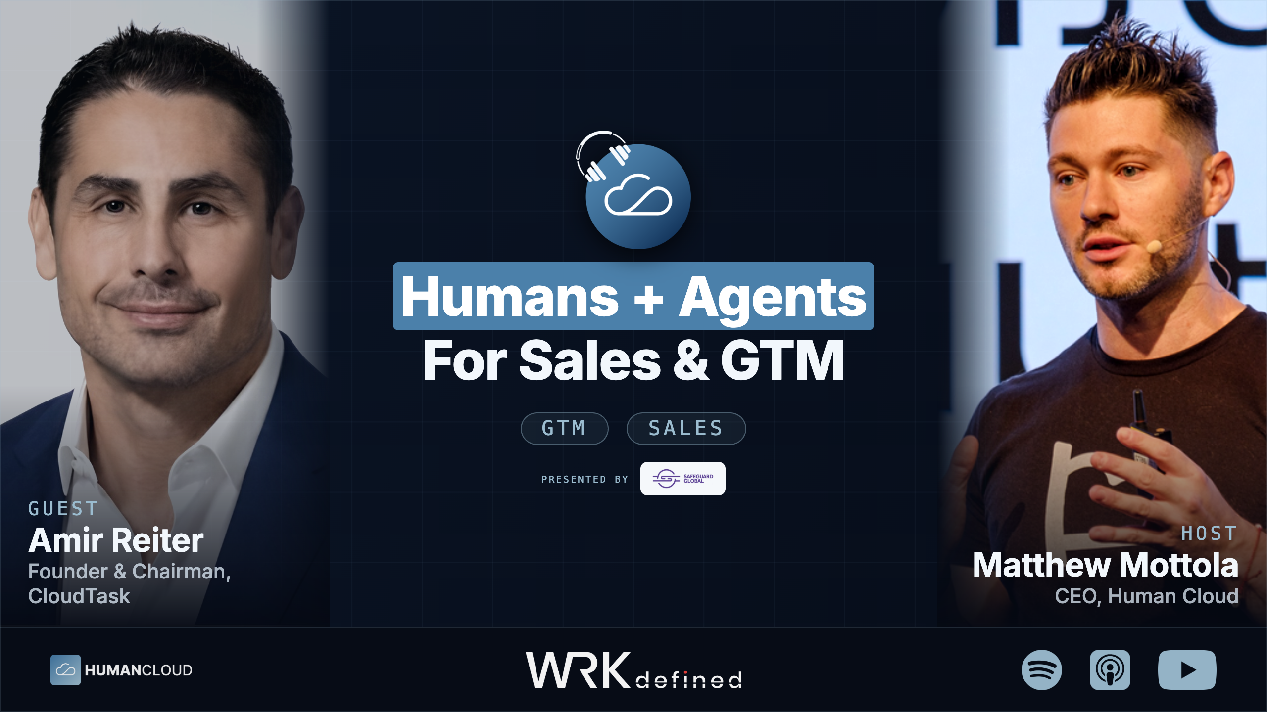 Amir Reiter, Founder & Chairman at CloudTask, on the Human Cloud Podcast. Listen to the episode.