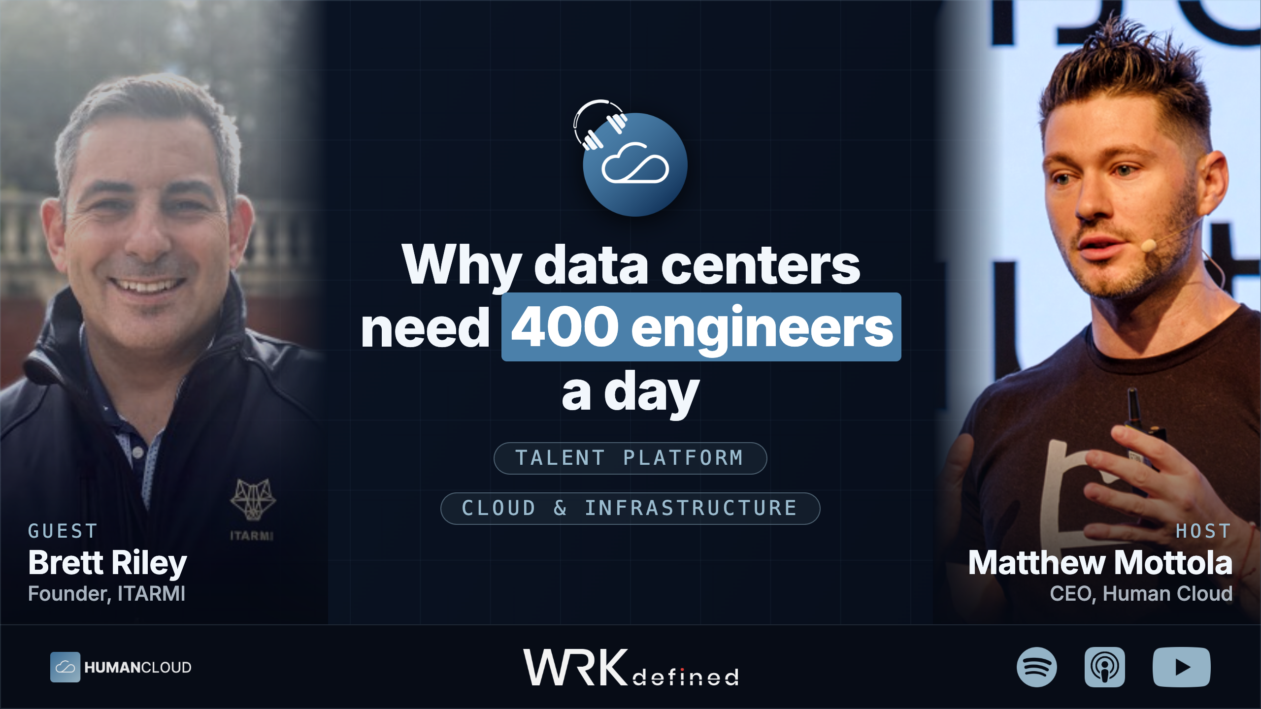 Why data centers need 400 engineers a day - Brett Riley, Founder, ITARMI