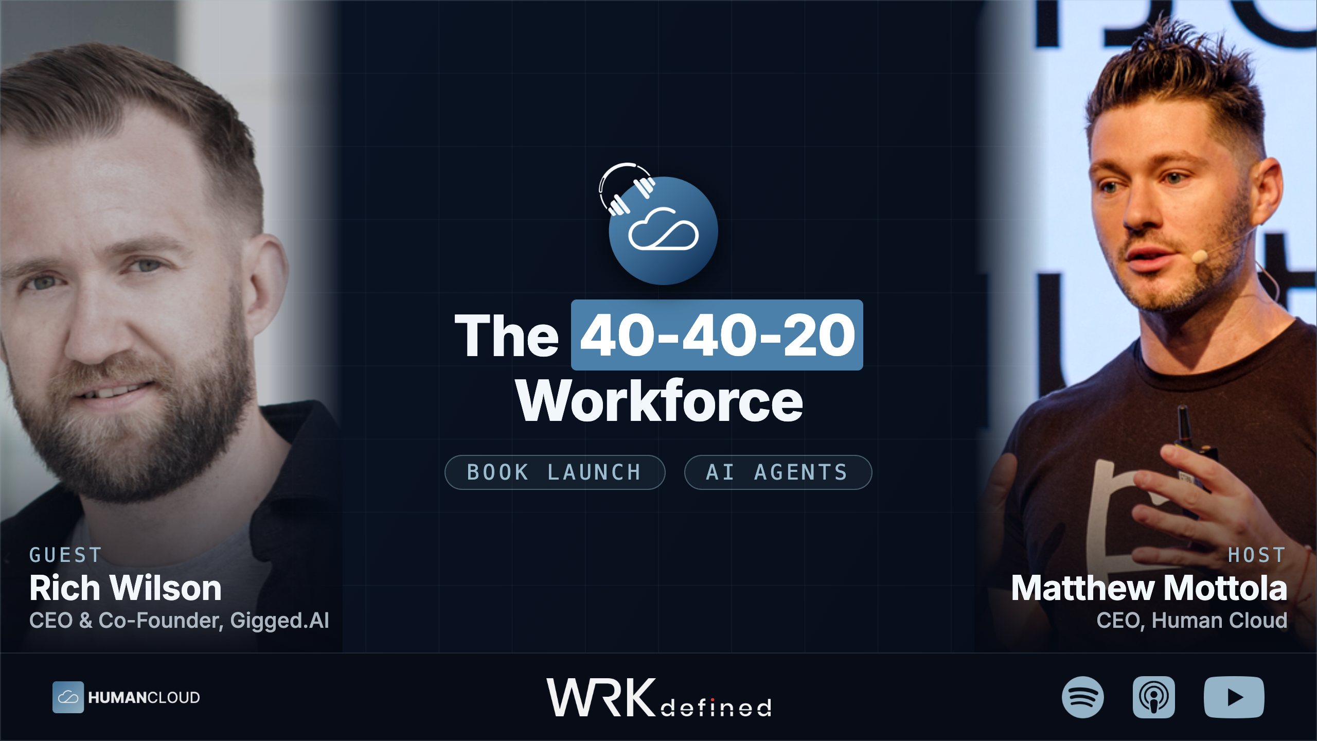 The 40-40-20 Workforce - Rich Wilson, CEO and Co-Founder, Gigged.AI