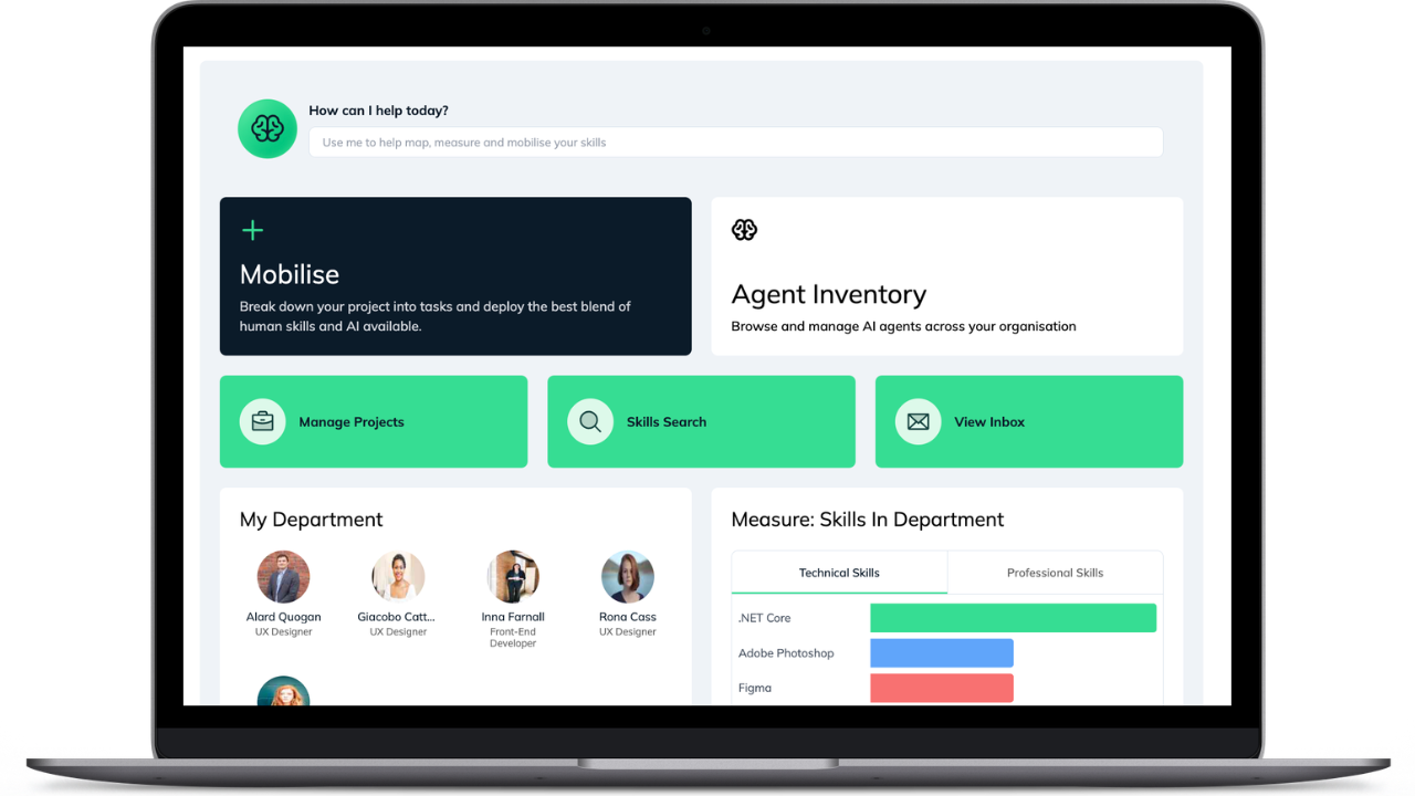 Mobilise by Gigged.AI: map, measure, and mobilise human skills and AI agents.