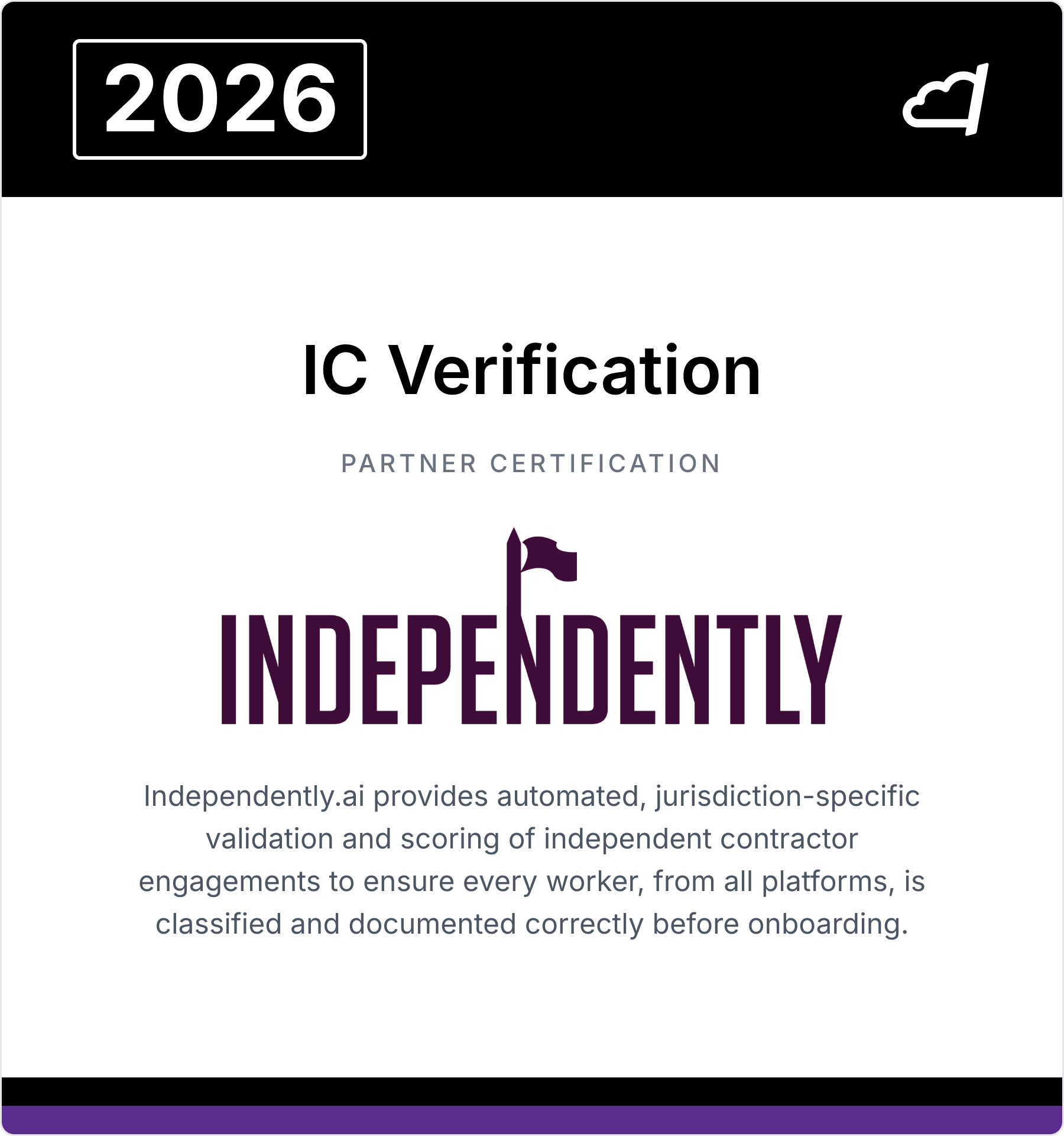 Independently IC Verification Certification