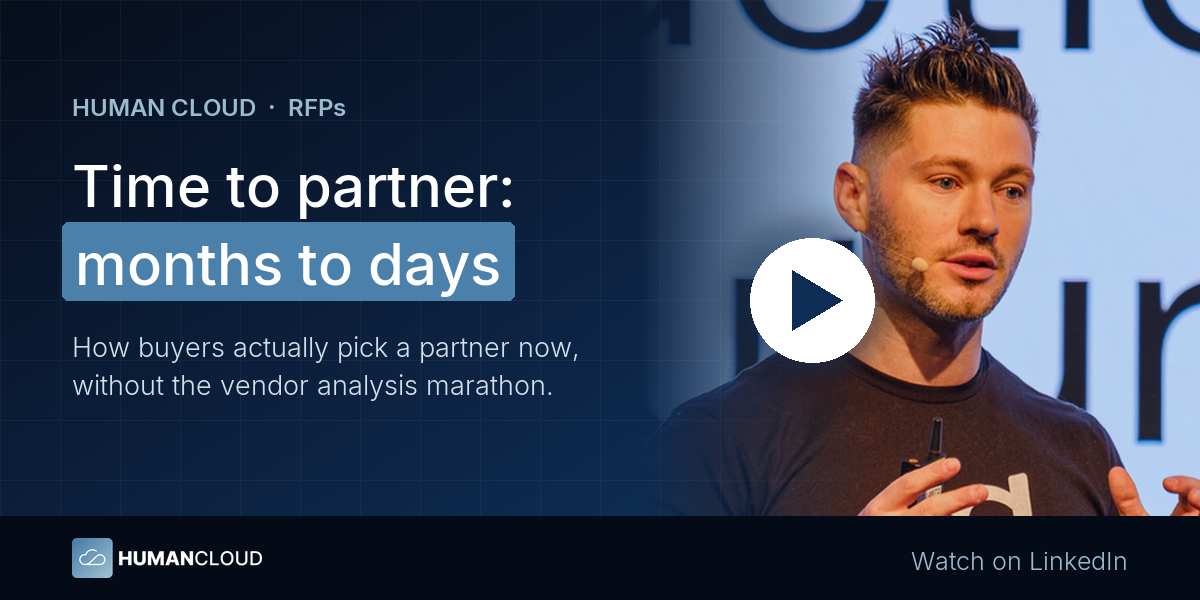Watch: how RFPs cut time to partner from months to days