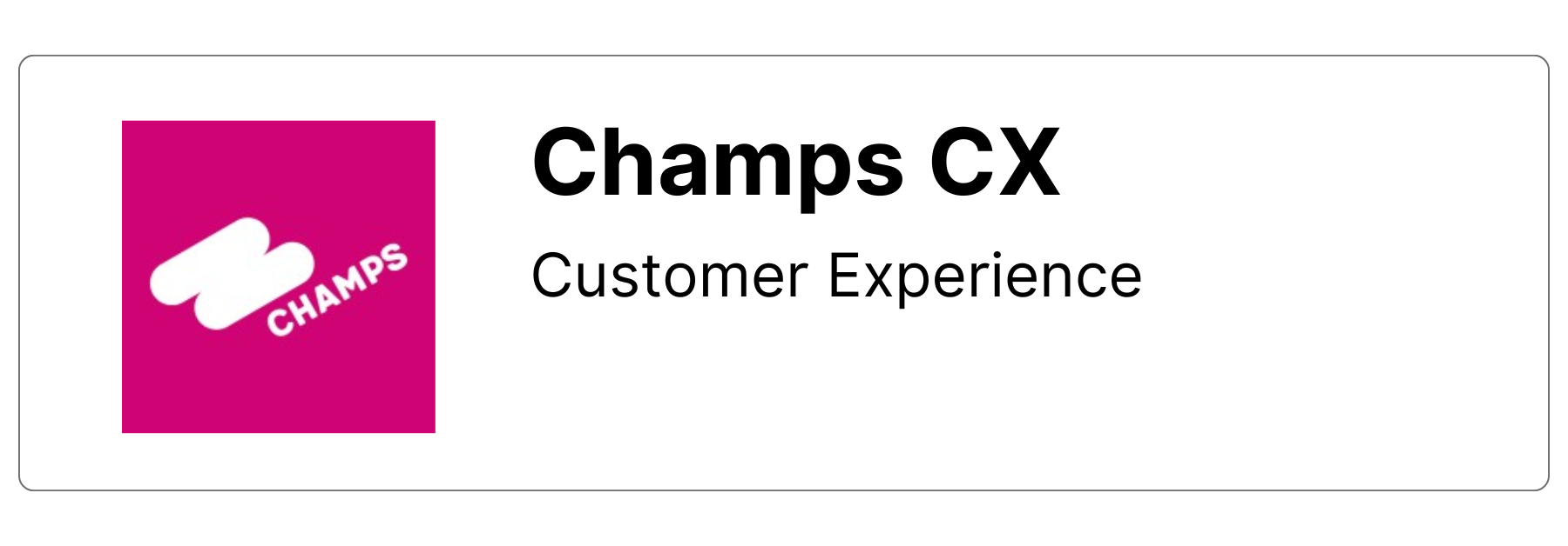 Champs CX